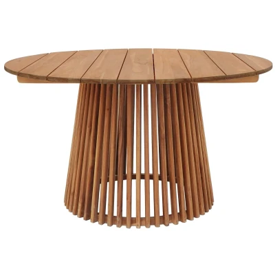 Afbeelding van House Nordic Lorca Ronde Eettafel Teakhout