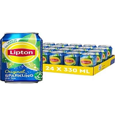 Afbeelding van Lipton Ice Tea Sparkling blik 24 x 33 cl