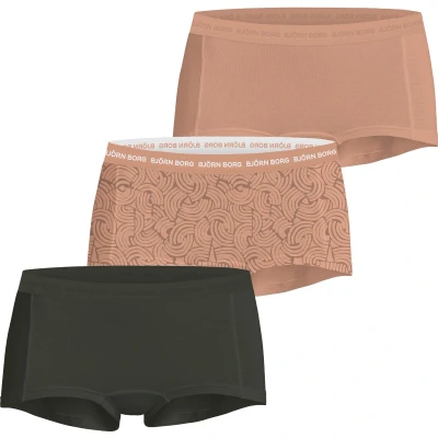 Afbeelding van Björn Borg Everyday 3 PACK Onderbroeken, Dames, Maat: Large, Black/orange