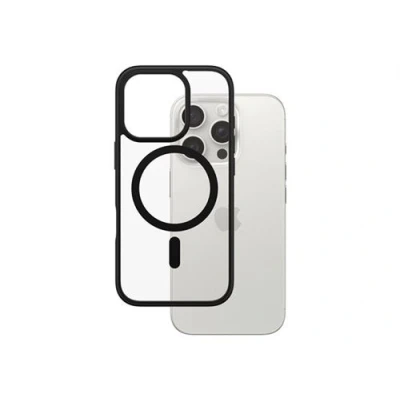 Image de PanzerGlass HardCase Coque de protection pour téléphone portable compatibilité avec MagSafe polycarbonate, polyuréthanne thermoplastique (TPU) noir Apple iPhone 16 Pro