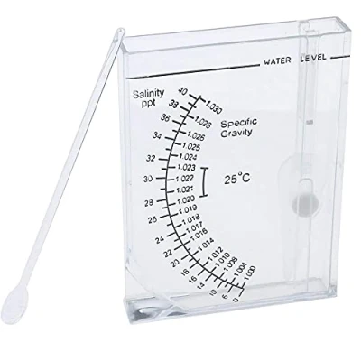 Afbeelding van CENPEK Saliniteitszoeker, zeespecifieke zwaartekrachttester voor aquarium, vijver, zout water, zoetwater, automatische hydrometer
