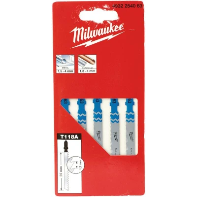Afbeelding van Milwaukee decoupeerzaagblad T118A (5st)