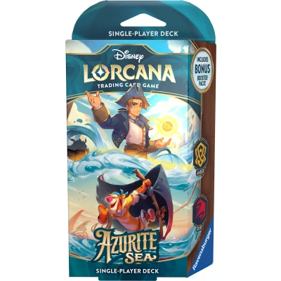 Afbeelding van Disney Lorcana: Azurite Sea Jim Hawkins &amp; Tiger Starter Deck