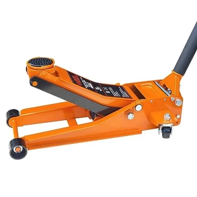 Afbeelding van AIM Tools 161223 Hydraulische garagekrik, laadvermogen 3 T, laag profiel, maximale hefhoogte 500 mm, garagehefgereedschap voor SUV&#039;s en terreinvoertuigen
