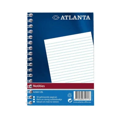 Image de Cahier: reliure spirale: 50 feuilles/100 pages