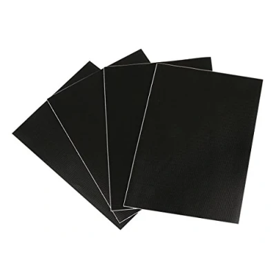 Afbeelding van Set van 4 reparatie stukken 15x21 cm zwart