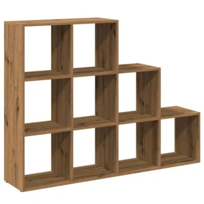 Afbeelding van vidaXL Kamerscherm / boekenkast 137,5x29x103,5 cm hout artisanaal eik
