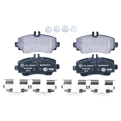 Afbeelding van HELLA 8DB 355 018 311 Remblokkenset Geschikt voor slijtage waarschuwingscontact Met remzadelschroef toebehoren MERCEDES BENZ: A Class