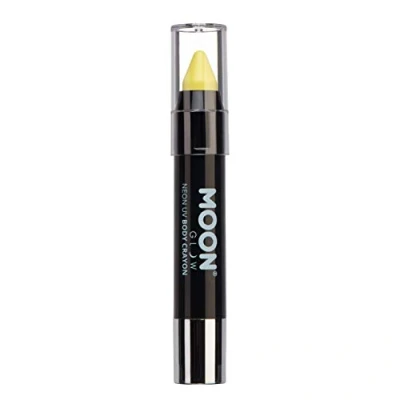 Afbeelding van Moon Glow Neon UV verfstift, lichaamspastel voor gezicht en lichaam, pastelgeel