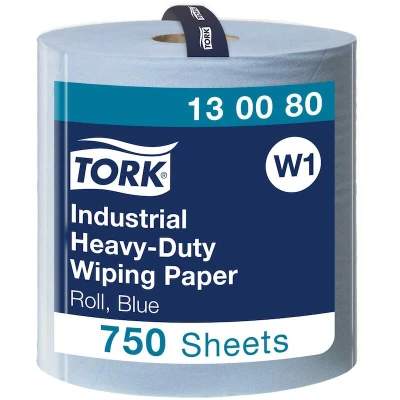 Afbeelding van Tork advanced wiper 440 perform 225 3 blauw, laags,750 vel, 255mtr x 37cm (130080)