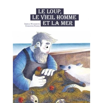 Image de le loup, vieil homme et la mer