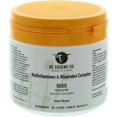 Afbeelding van De Groene Os Multivitaminen en Mineralen Complex Hond/Kat
