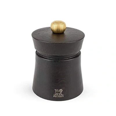 Image de Peugeot Moulin à poivre manuel en bois couleur chocolat 8 cm