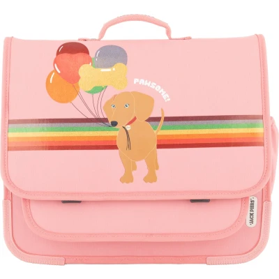 Afbeelding van Jack Piers Boekentas/Schoolbag Paris Large Dog 32x15x38cm Roze