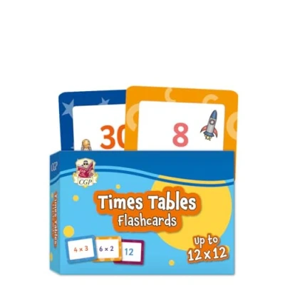 Afbeelding van CGP KS1 Activity Books and Cards times tables Flashcards: perfect for learning the 1 to 12