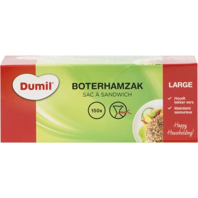 Afbeelding van Dumil Boterhamzakjes 150 stuks