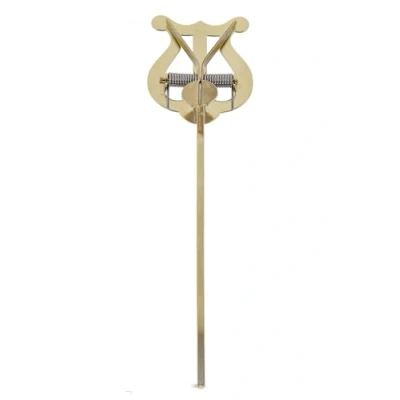 Image de GEWA Porte partitions de marche Laiton Petite Lyra 2 poussoirs Longueur la tige 14cm