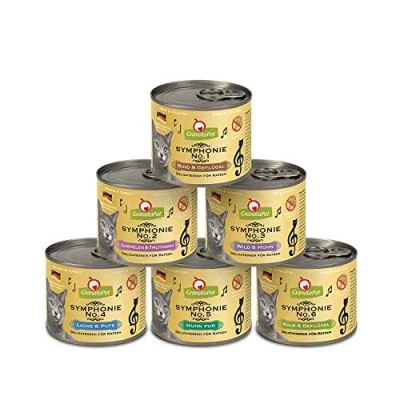 Afbeelding van 12x200g GranataPet Symphonie (6 soorten) Kattenvoer