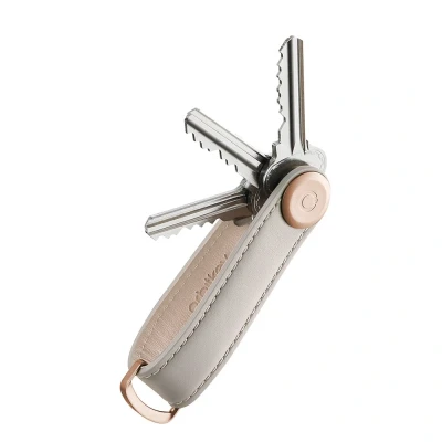 Afbeelding van Orbitkey Sleutelhanger Leer Rose Gold