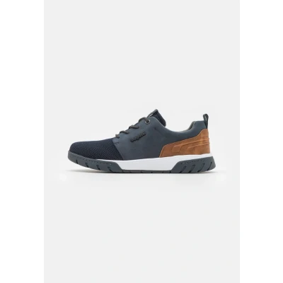 Afbeelding van bugatti Irish Sneakers laag, Heren, Maat: 41, Dark blue Imitatieleer/ textiel
