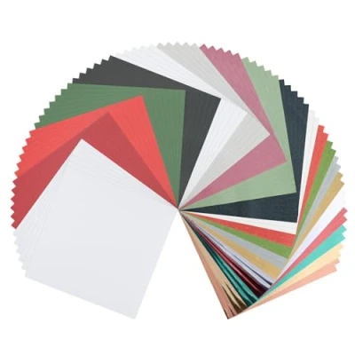 Afbeelding van Florence Cardstock Papier Kerst Multipack 30,5x30,5cm 75 stuks