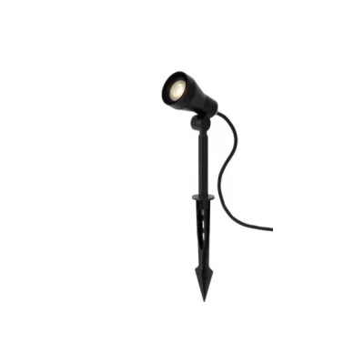 Afbeelding van Lucide SPIKE Tuinspot Buiten LED Dimb. GU10 1x5W 3000K IP54 Zwart