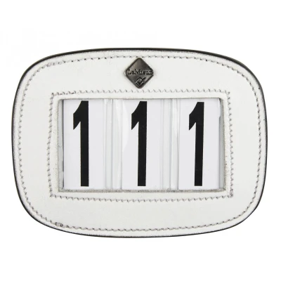 Image de LeMieux Numéros de Concours Saddle Pad Blanc