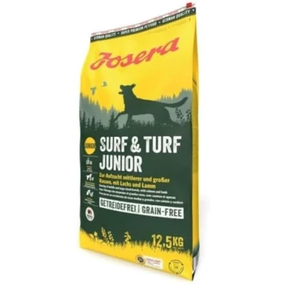 Afbeelding van 12,5kg Josera Surf &amp; Turf Junior met zalm Lam droogvoer voor honden