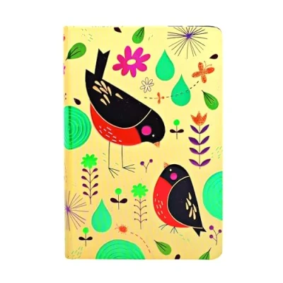 Afbeelding van Hardcover Journals, Mother Robin, Lined Tracy Walkers Animal Friends