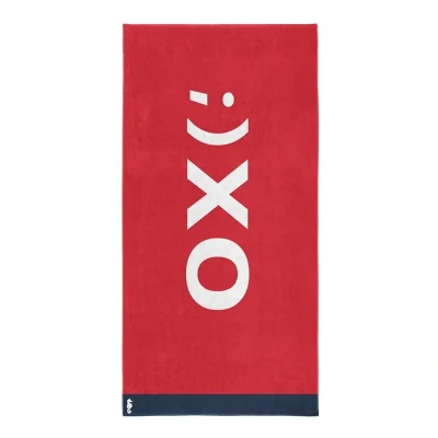 Afbeelding van Seahorse XO Strandlaken 100 x 180 cm Rood