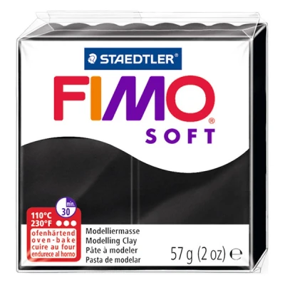 Image de Pâte Fimo 56 g Soft Noir 8020.9