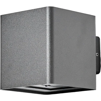 Afbeelding van LED buiten wandlamp Aaron, antraciet, aluminium, omhoog/omlaag