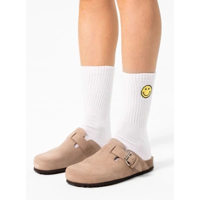 Afbeelding van sacha MIT Schnalle Muiltjes, Dames, Maat: 41, Taupe Schoenen
