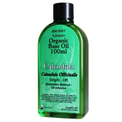 Image de Huile de Base Neutre Bio 100ml Calendula Prunus Dulcis.