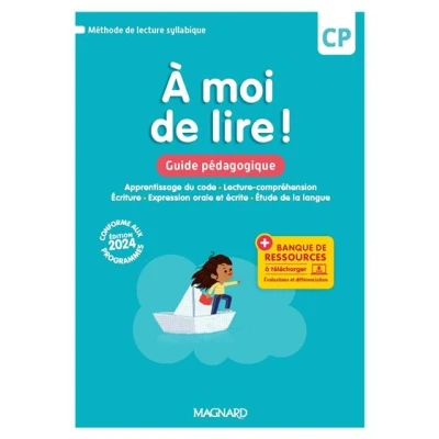 Image de À moi de lire ! CP (2024) Guide pédagogique + Banque ressources