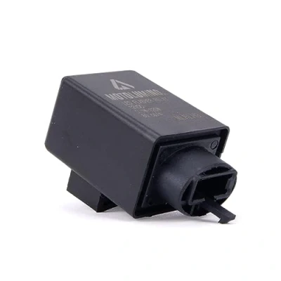 Afbeelding van Aharon Motolumino Richtingaanwijzerrelais voor motorfietsen, universeel [12 V] led/halogeen, compatibel met Honda 3 pins aansluiting, led knipperlichten, knipperlichtrelais, knipperlichtstation
