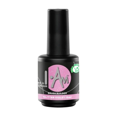 Afbeelding van I.Am Brush Builder Glitter Violet (15ml)