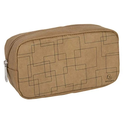 Afbeelding van Exacompta Art. Nr. 17670E etui Eterneco volledig van plantaardige en veganistische oorsprong, scheurbestendig waterdicht materiaal, kunstlederen look, afmetingen: 21 x 12 7 cm
