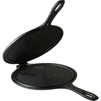 Afbeelding van The Windmill Cast Iron Stroopwafelijzer