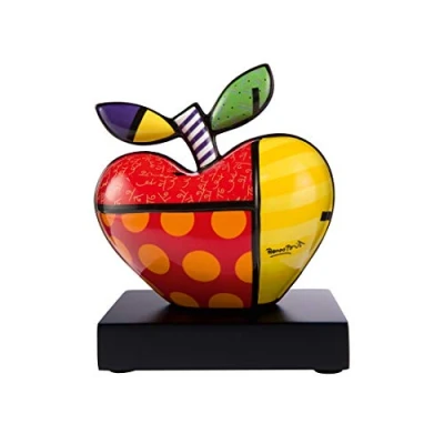 Afbeelding van Goebel Romero Britto Decoratief beeld / figuur Big Apple 17 Porselein Pop Art 17cm