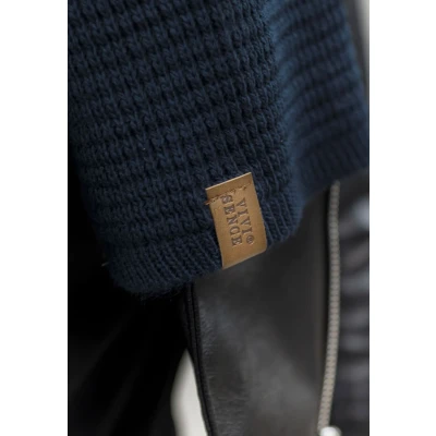 Afbeelding van Vivisence Klassieke lange damessjaal 7041S, Donkerblauw