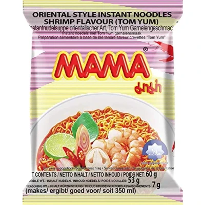 Afbeelding van Mama Instant Noedels Garnalen (Tom Yum) 30 zakjes