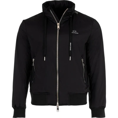 Afbeelding van Armani Exchange Jacket Lichte jas, Heren, Maat: XXL, Black