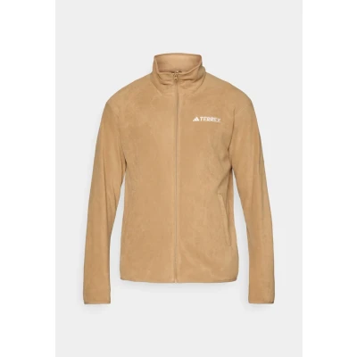 Afbeelding van adidas TERREX Multi Essentials Fleece Ritsjack Heren Bruin XS