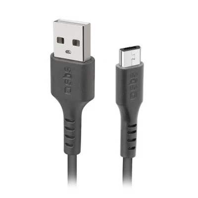 Afbeelding van SBS USB A naar Micro Kabel 1 Meter Zwart