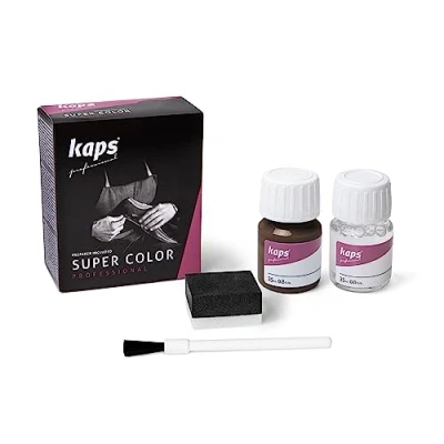 Afbeelding van Kaps super color leer &amp; kunstleer verf inc.cleaner (139) Midden Bruin 25ml