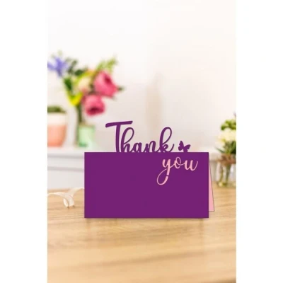 Afbeelding van Gemini Expressions snijmal Designer Word Thank You