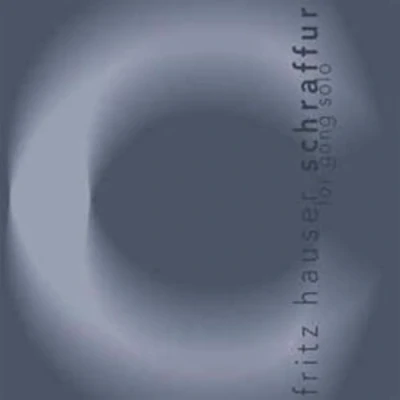 Afbeelding van Fritz Hauser Schraffur For Gong Solo (CD)