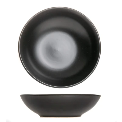 Afbeelding van Cookinglife Diepe Borden Black Tie ø 21 cm 6 stuks