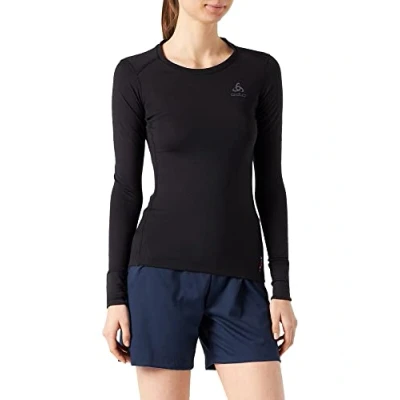 Afbeelding van Natural 100 Merino Warm LS Thermoshirt Dames Black 990 L Zwart Thermokleding